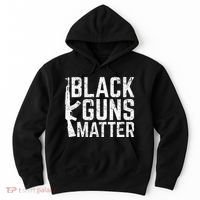 Black Guns Matter Quote Ak 47 Picture Hoodie thumb 0