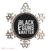 Black Guns Matter Quote Ak 47 Picture Ornament thumb 0