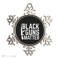Black Guns Matter Quote Ak 47 Picture Ornament thumb 0