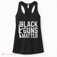 Black Guns Matter Quote Ak 47 Picture Women's Tank Top thumb 0