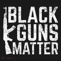 Black Guns Matter Quote Ak 47 Picture Baby Bodysuit thumb 2