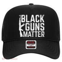 Black Guns Matter Quote Ak 47 Picture Hat thumb 0