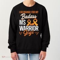 Badass Gigi Multiple Sclerosis Ms Warrior Gift Women's Sweatshirt thumb 0