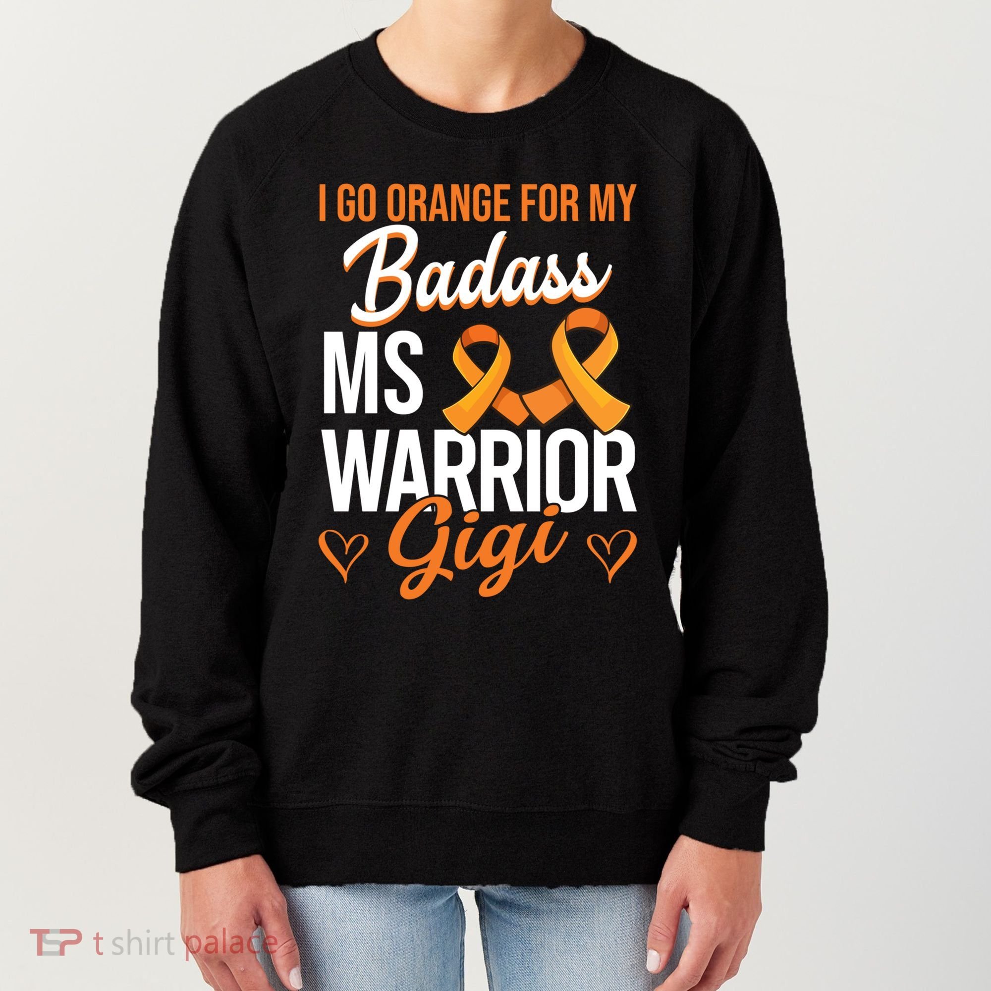 Badass Gigi Multiple Sclerosis Ms Warrior Gift Women's Sweatshirt