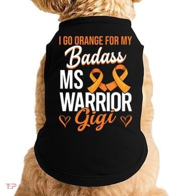 Badass Gigi Multiple Sclerosis Ms Warrior Gift Doggie Tank