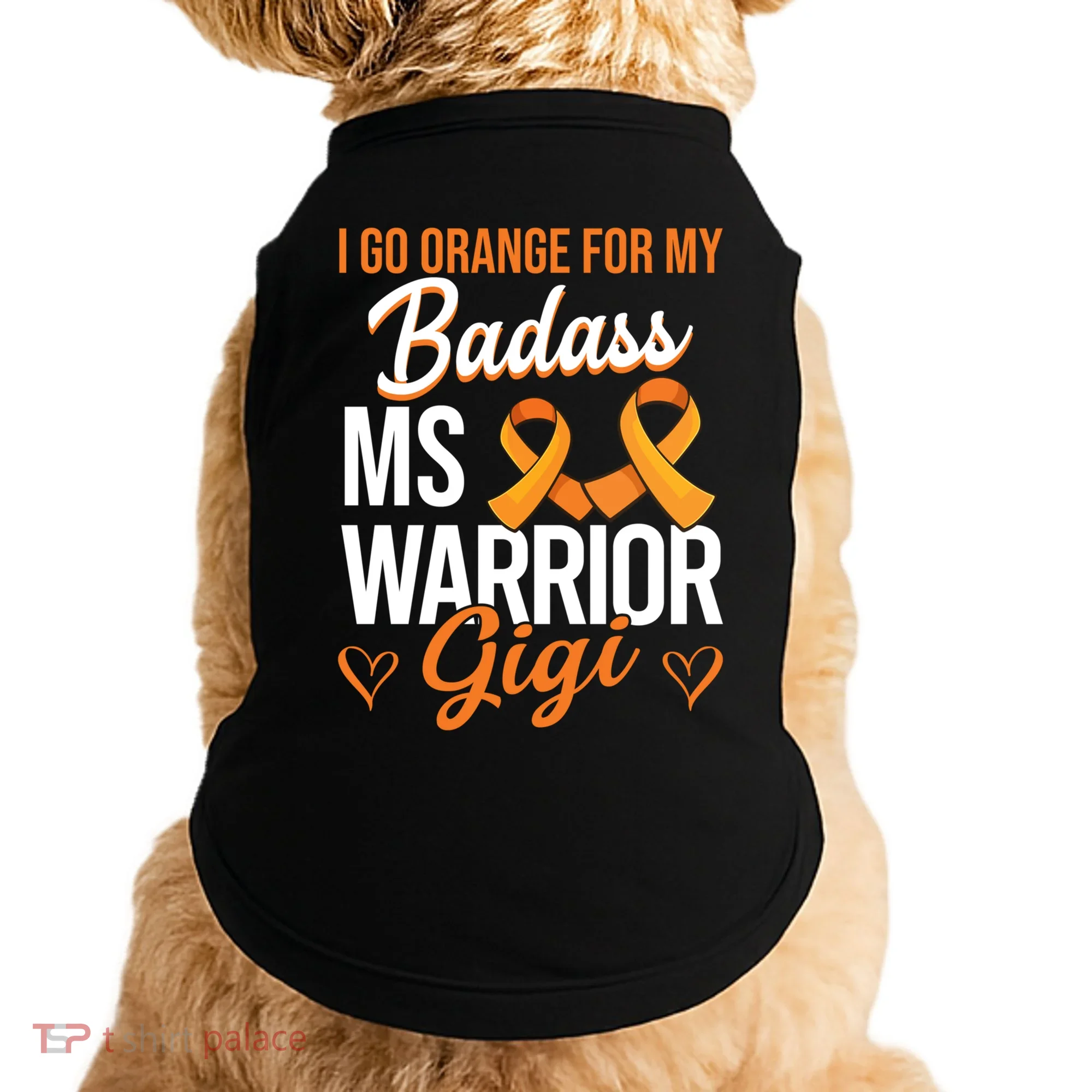 Badass Gigi Multiple Sclerosis Ms Warrior Gift Doggie Tank