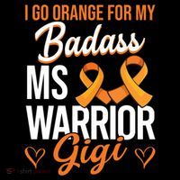 Badass Gigi Multiple Sclerosis Ms Warrior Gift USA-Made Doggie Bandana thumb 2