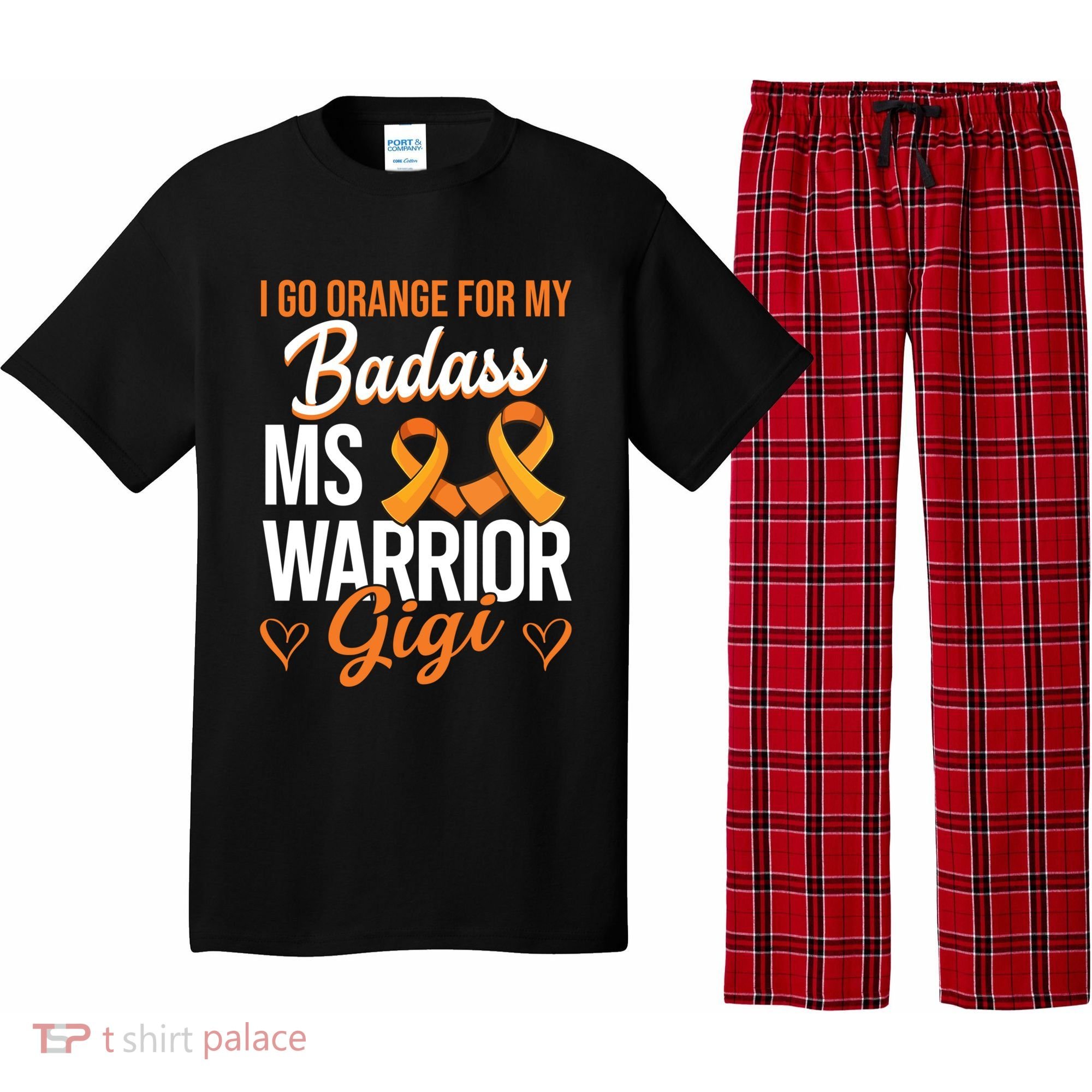 Badass Gigi Multiple Sclerosis Ms Warrior Gift Pajama Set