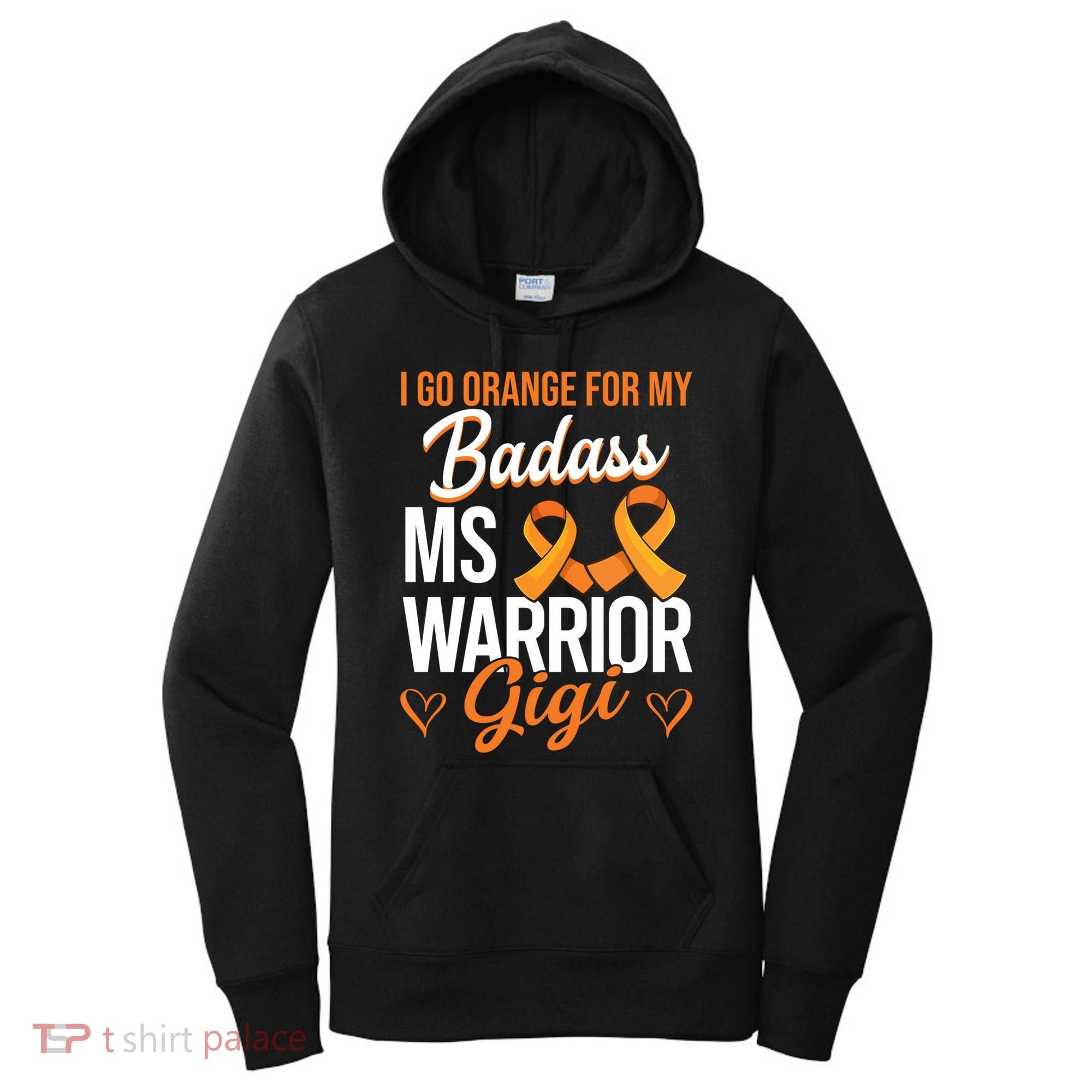 Badass Gigi Multiple Sclerosis Ms Warrior Gift Women's Hoodie