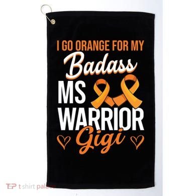 Badass Gigi Multiple Sclerosis Ms Warrior Gift Golf Towel