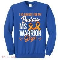 Badass Gigi Multiple Sclerosis Ms Warrior Gift Sweatshirt thumb 0