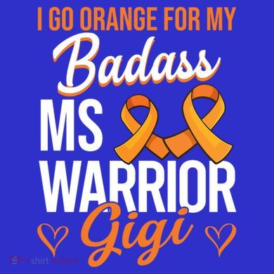 Badass Gigi Multiple Sclerosis Ms Warrior Gift Toddler Hoodie