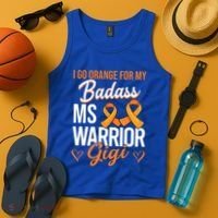 Badass Gigi Multiple Sclerosis Ms Warrior Gift Tank Top thumb 4