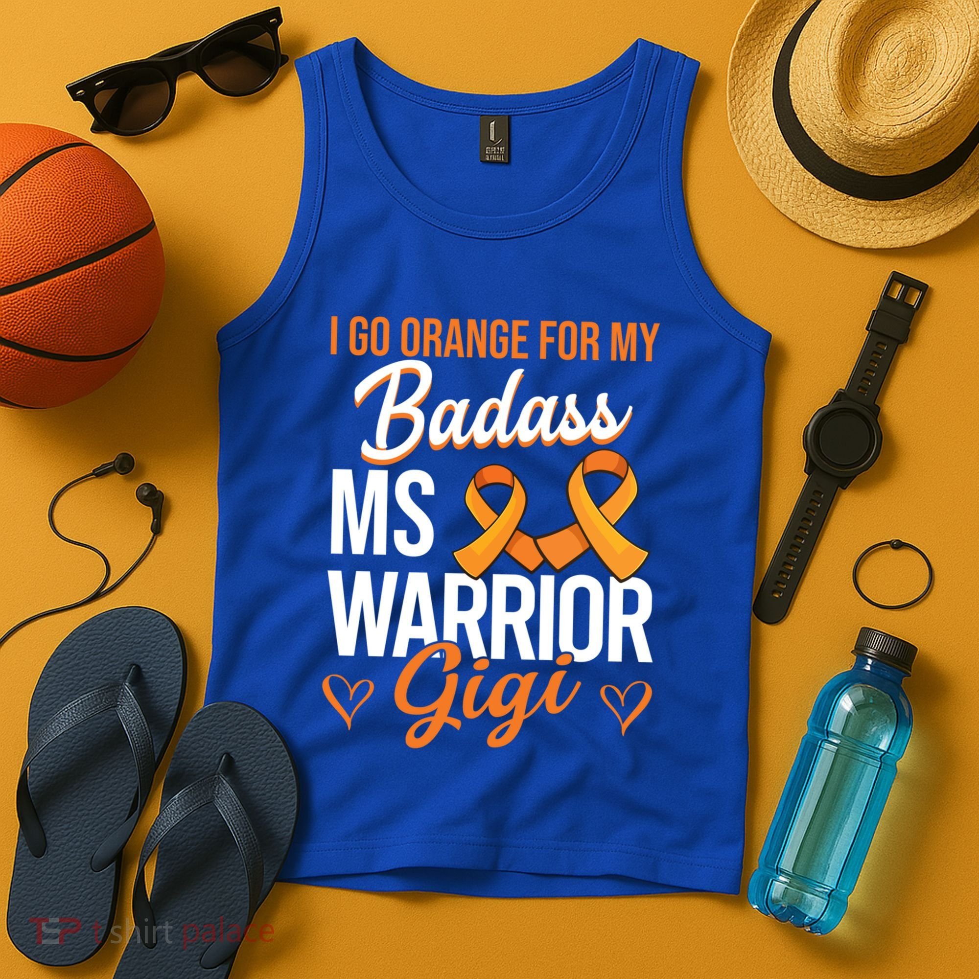 Badass Gigi Multiple Sclerosis Ms Warrior Gift Tank Top