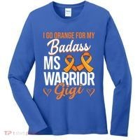 Badass Gigi Multiple Sclerosis Ms Warrior Gift Women's Long Sleeve Shirt thumb 0