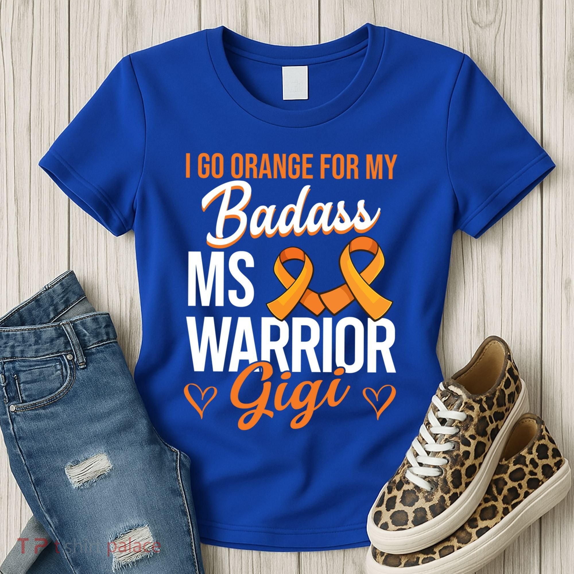 Badass Gigi Multiple Sclerosis Ms Warrior Gift Women's T-Shirt