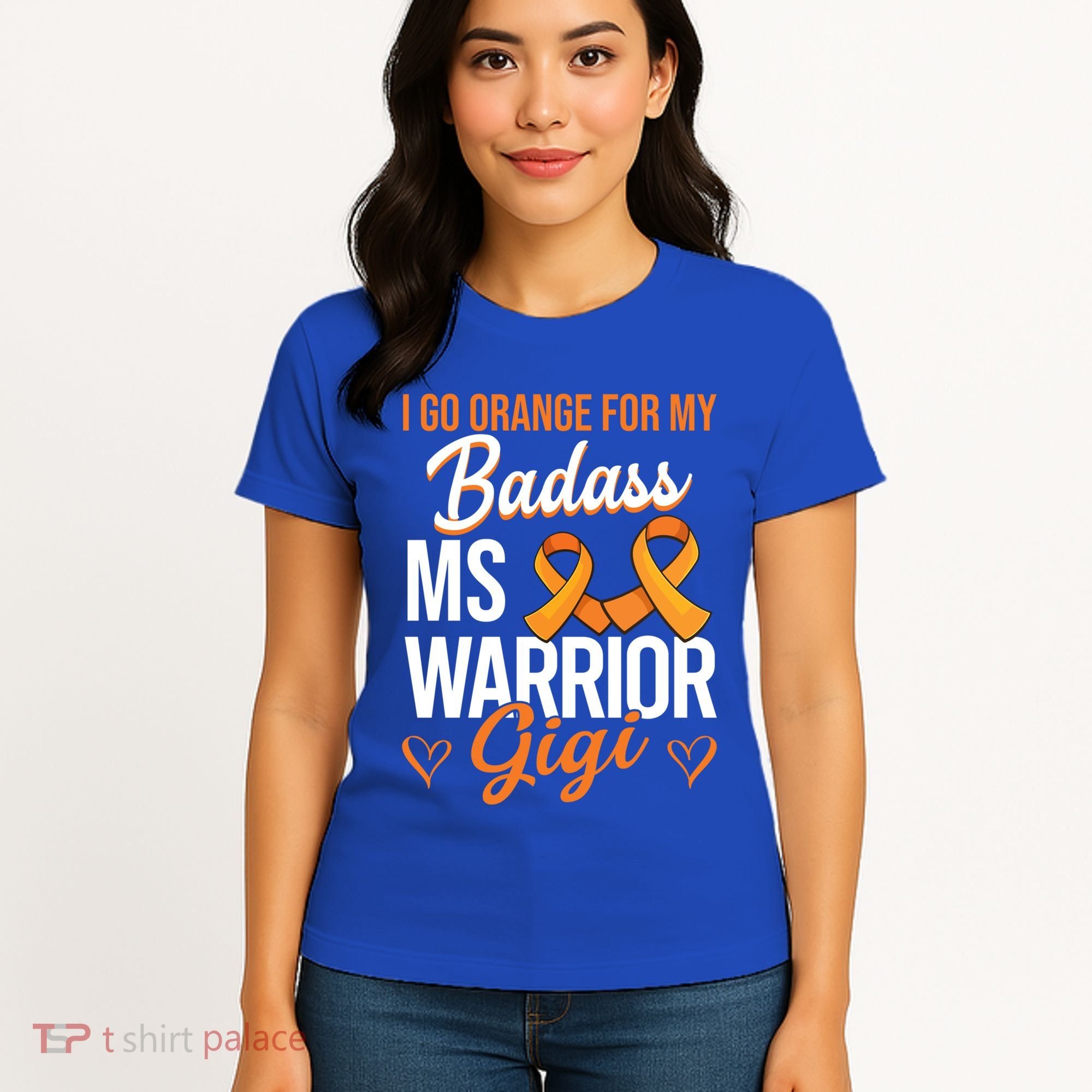 Badass Gigi Multiple Sclerosis Ms Warrior Gift Women's T-Shirt