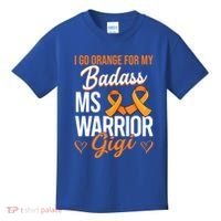 Badass Gigi Multiple Sclerosis Ms Warrior Gift Kids T-Shirt thumb 0