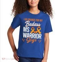 Badass Gigi Multiple Sclerosis Ms Warrior Gift Kids T-Shirt thumb 2