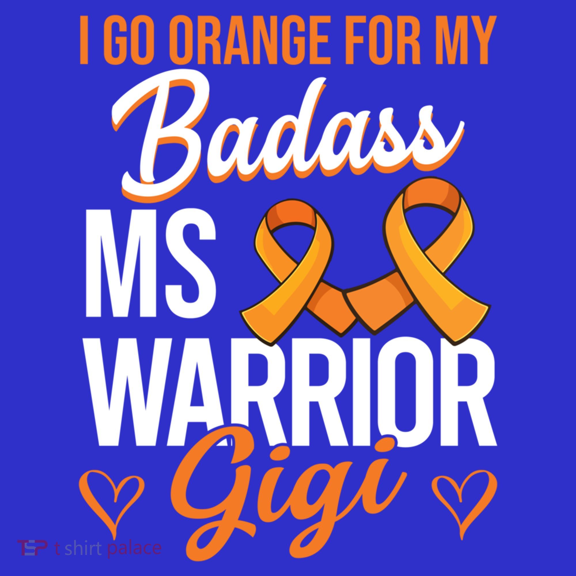 Badass Gigi Multiple Sclerosis Ms Warrior Gift Kids T-Shirt
