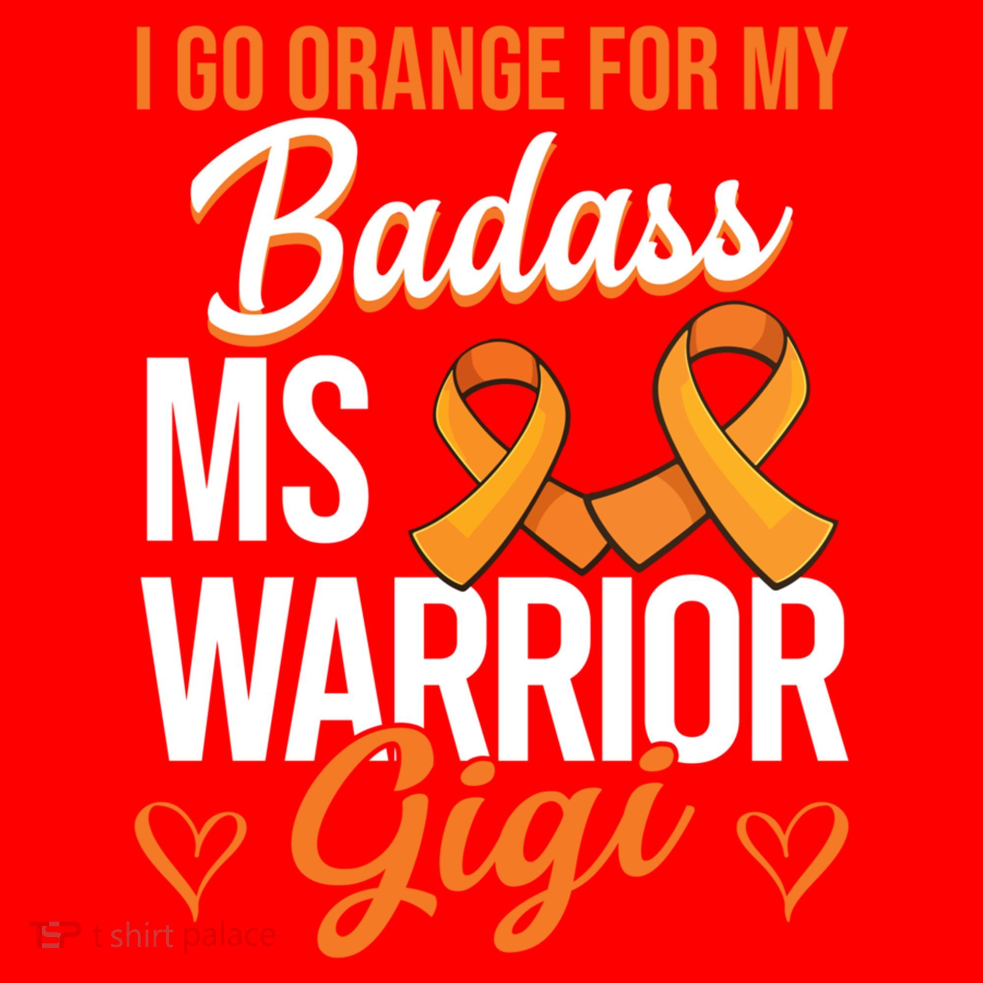 Badass Gigi Multiple Sclerosis Ms Warrior Gift Santa Hat