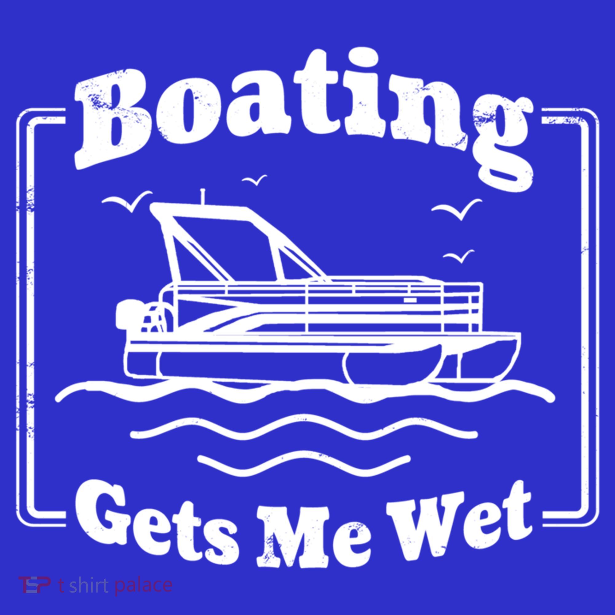 Boating Gets Me Wet Funny Boating Great Gift Visor