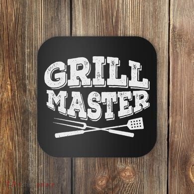 Barbecue Grill Master Grilling Bbq Smoker Party Coaster