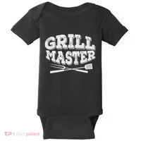 Barbecue Grill Master Grilling Bbq Smoker Party Baby Bodysuit thumb 0
