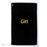Black Girl Magic Golf Towel thumb 0
