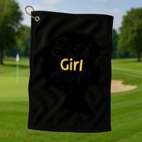 Black Girl Magic Golf Towel thumb 1