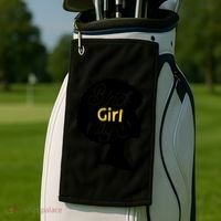 Black Girl Magic Golf Towel thumb 2