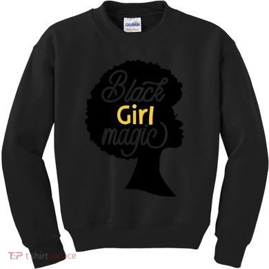 Black Girl Magic Kids Sweatshirt
