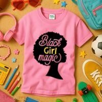 Black Girl Magic Kids T-Shirt thumb 3