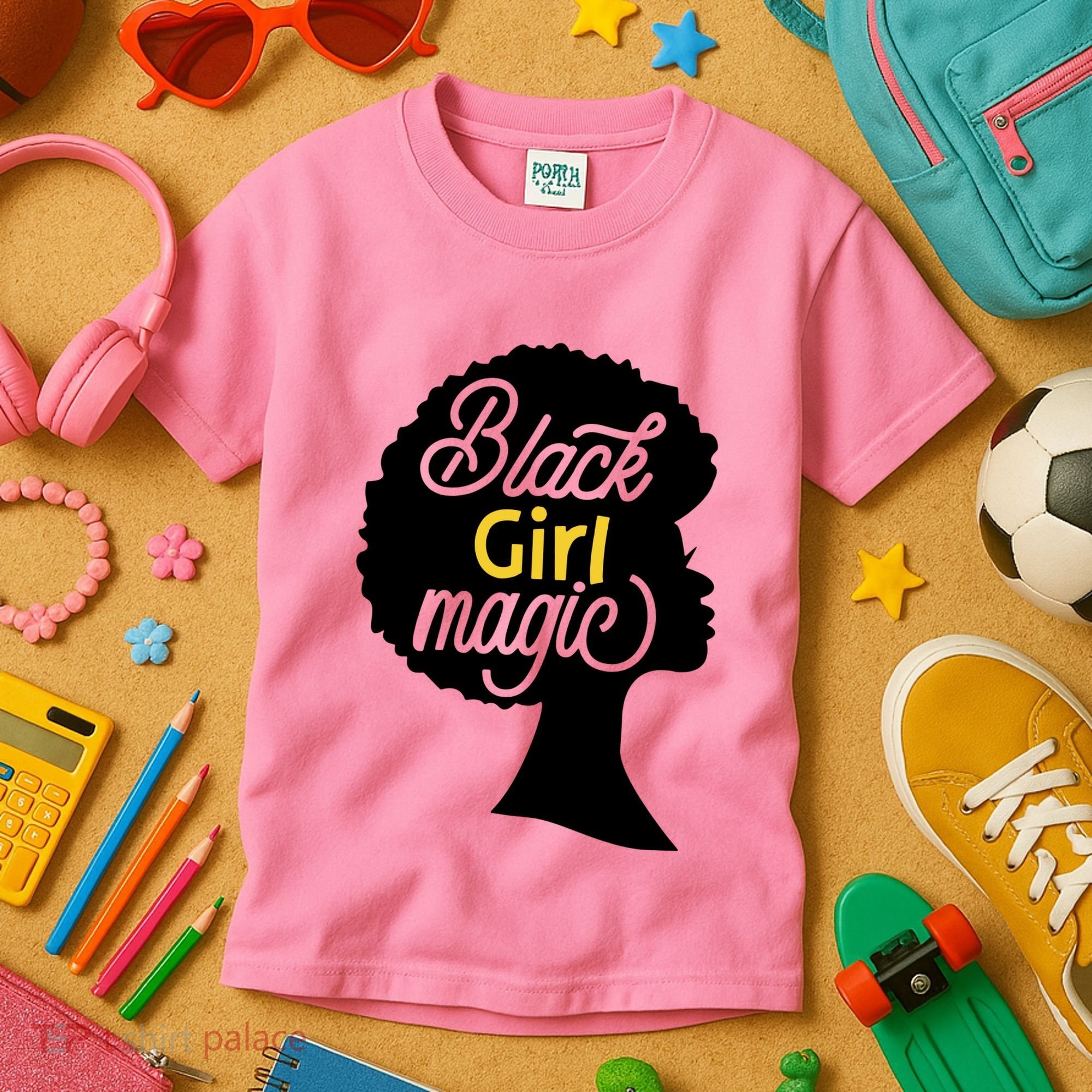 Black Girl Magic Kids T-Shirt