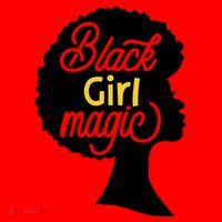 Black Girl Magic Santa Hat thumb 1