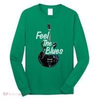 Blues Guitar Musicians Blues Music Long Sleeve Shirt thumb 0