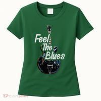Blues Guitar Musicians Blues Music Women's T-Shirt thumb 0