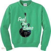 Blues Guitar Musicians Blues Music Kids Sweatshirt thumb 0