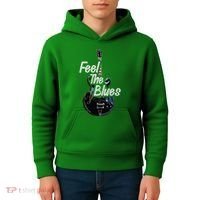 Blues Guitar Musicians Blues Music Kids Hoodie thumb 4