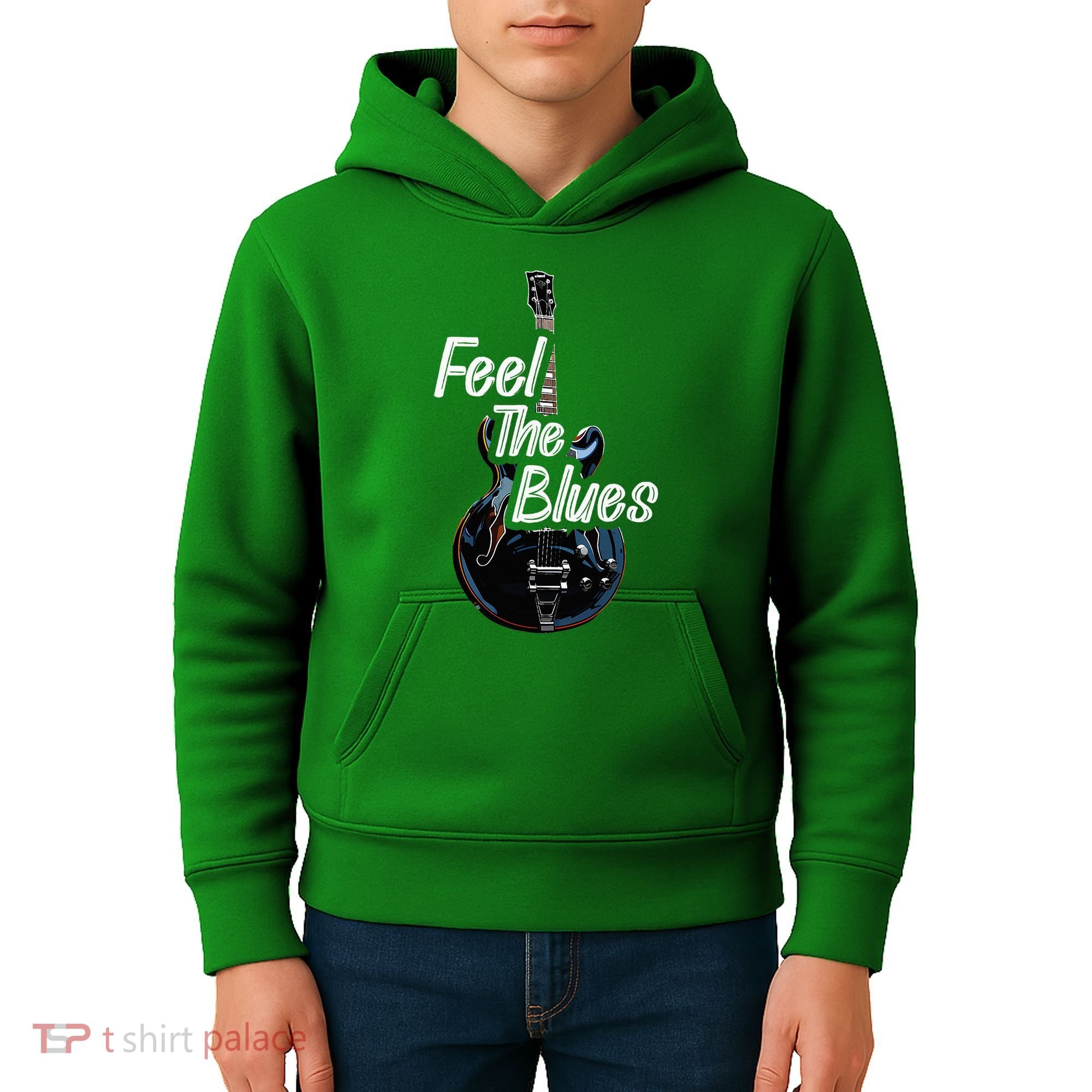 Blues Guitar Musicians Blues Music Kids Hoodie