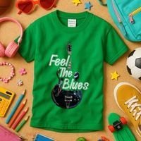 Blues Guitar Musicians Blues Music Kids T-Shirt thumb 3