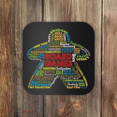 Board Game Mechanics Coaster