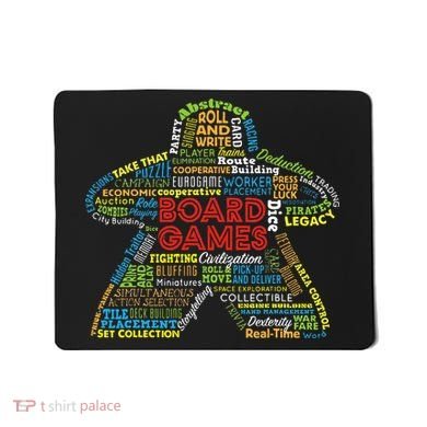 Board Game Mechanics Mousepad