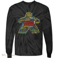 Board Game Mechanics Tie-Dye Long Sleeve Shirt thumb 0