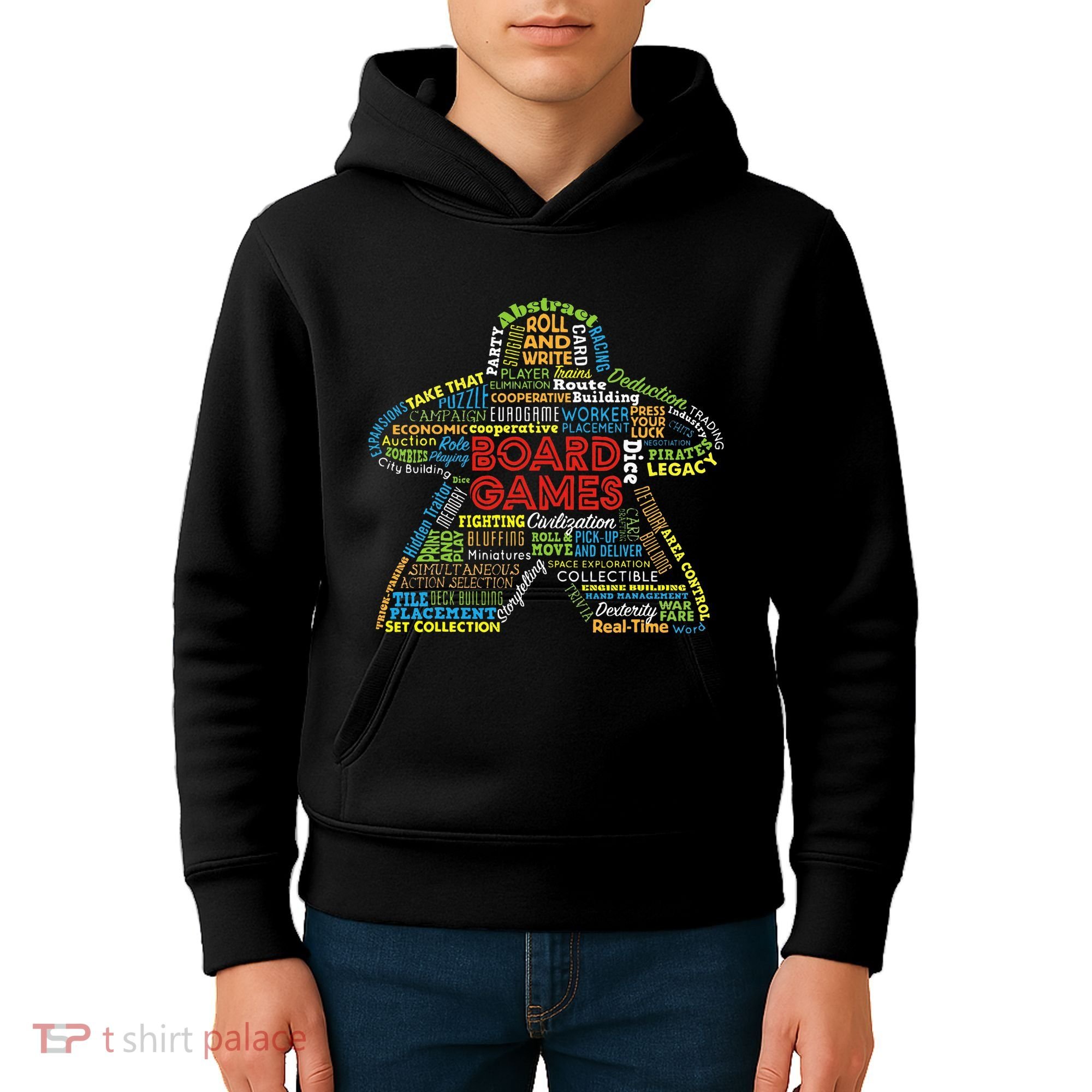 Board Game Mechanics Kids Hoodie