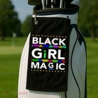 Black Girl Magic Melanin Black Queen Meaningful Gift Golf Towel thumb 2