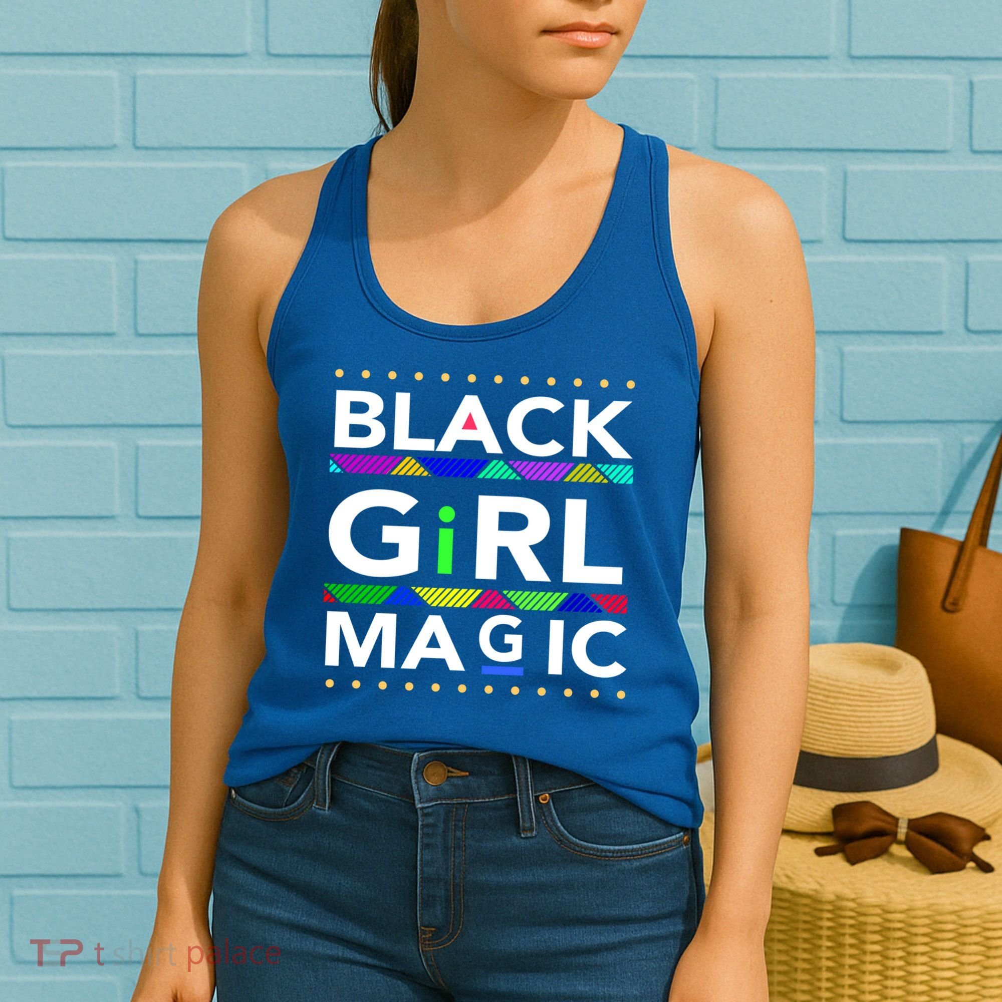 Black Girl Magic Melanin Black Queen Meaningful Gift Women's Tank Top