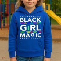 Black Girl Magic Melanin Black Queen Meaningful Gift Kids Hoodie thumb 3