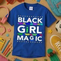 Black Girl Magic Melanin Black Queen Meaningful Gift Kids T-Shirt thumb 3