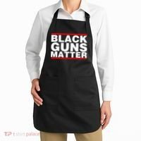 Black Guns Matter Shirt Gift For Gun Owner Apron thumb 2